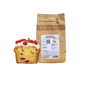 Frambozen- witte chocolade cake