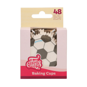 FunCakes Baking Cups Voetbal pk/48