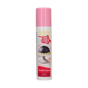 FunCakes Metallic Spray Zwart 100ml