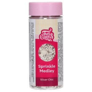 FunCakes Sprinkle Medley Silver Chic 65g