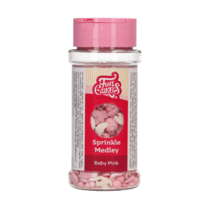 FunCakes Sprinkle Medley Baby Pink 50g