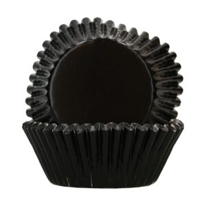 FunCakes Folie Baking Cups - Metallic Zwart pk/48
