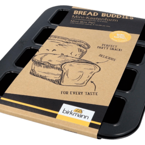Birkmann Bread Buddies mini bakvorm – 35 x 27 cm, voor 8 baksels