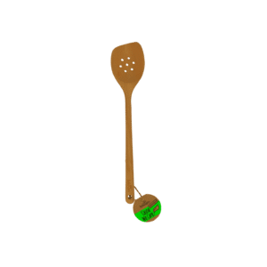 Birkmann - 'Cause we care - Houten - Spatel met Gat 33cm