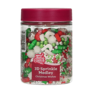 FunCakes 3D Sprinkle Medley Christmas Wishes 70 g