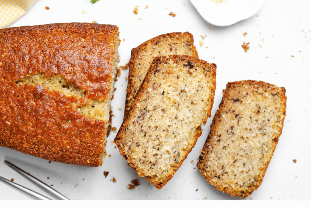 afbeelding voor Bananenbrood met Amandelmeel