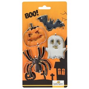 Birkmann Halloween Uitstekers  Set - Vleermuis - Pompoen - Spook - Spin