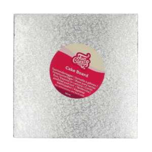 FunCakes Cake Board Vierkant Zilver 22,5x22,5cm