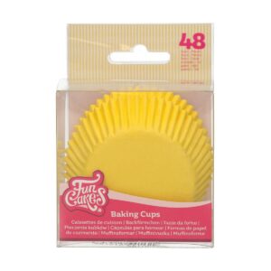 FunCakes Baking Cups - Geel 48st