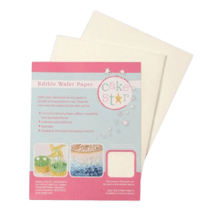 Cake Star Eetbaar Papier Wit pk/12