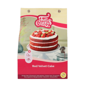 FunCakes Mix voor Red Velvet cake mix Glutenvrij 400 gram