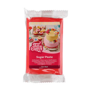 Funcakes rolfondant Fire Red 250 gram