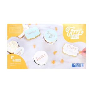 PME Fun Fonts - Cookies & Cupcakes - Collection 2 - Stempels