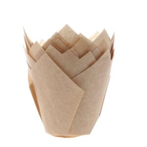 House Of Marie - Muffin Cups - Tulp Kraft pk/36