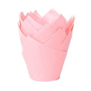 House Of Marie - Muffin Cups - Tulp Baby Rose pk/36