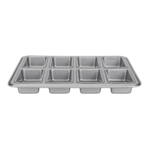 Patisse Mini Broodvorm Silver-Top 8-vaks 34x28cm