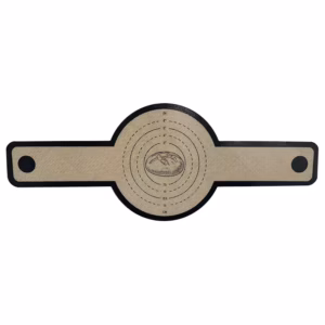 Siliconen Bakmat - Rond met oren - Bread Sling - voor dutch oven - Bruin