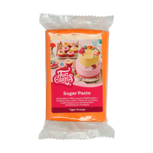 Funcakes Rolfondant Tiger Orange 250 gram