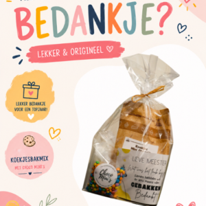 Koekjesmix - Juf/Meester - Choco Mini's