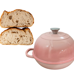Broodbak bol – Gietijzer – Dutch oven - Blush Pink - 26cm